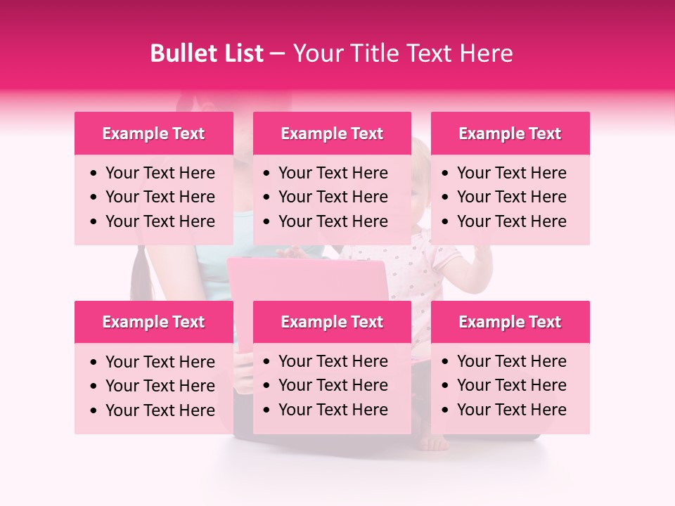 Female Pretty Entertainment PowerPoint Template