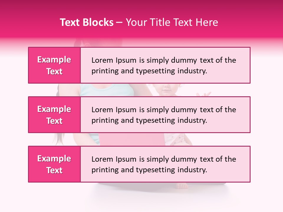 Female Pretty Entertainment PowerPoint Template