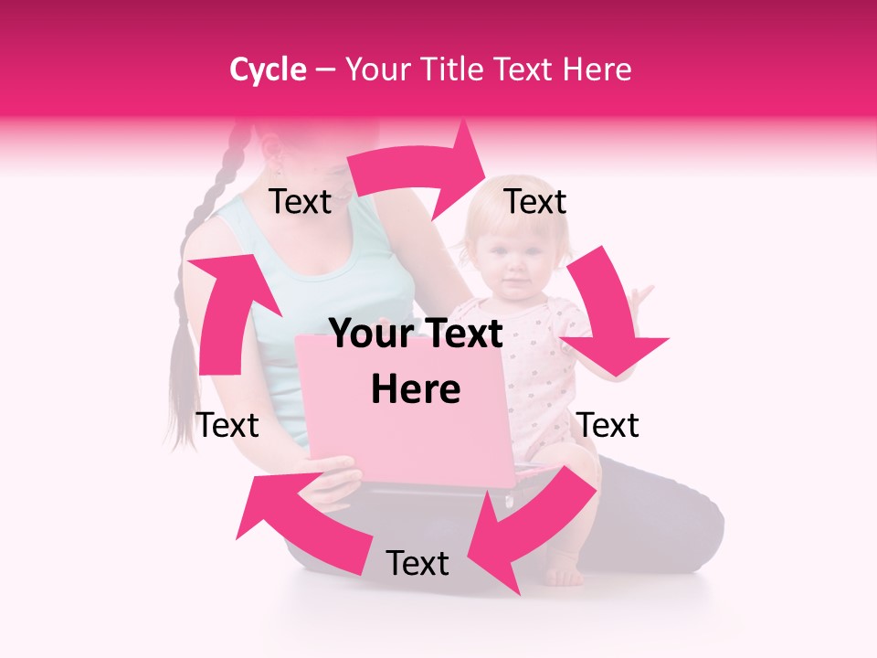 Female Pretty Entertainment PowerPoint Template