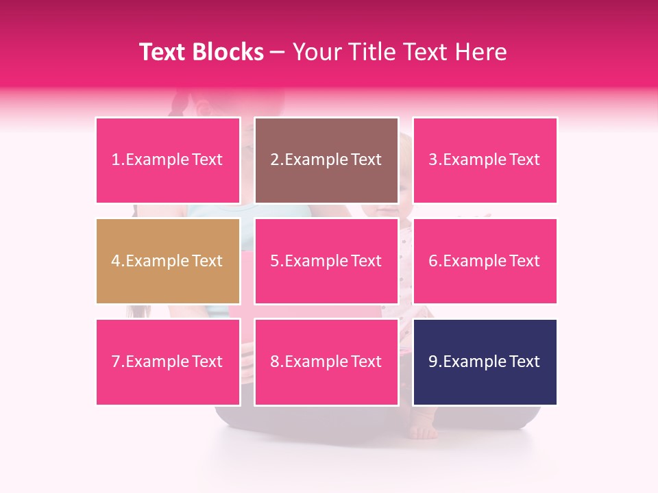 Female Pretty Entertainment PowerPoint Template