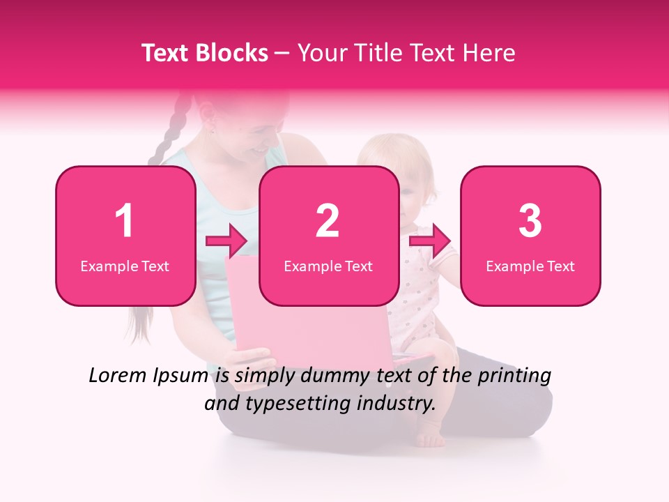 Female Pretty Entertainment PowerPoint Template