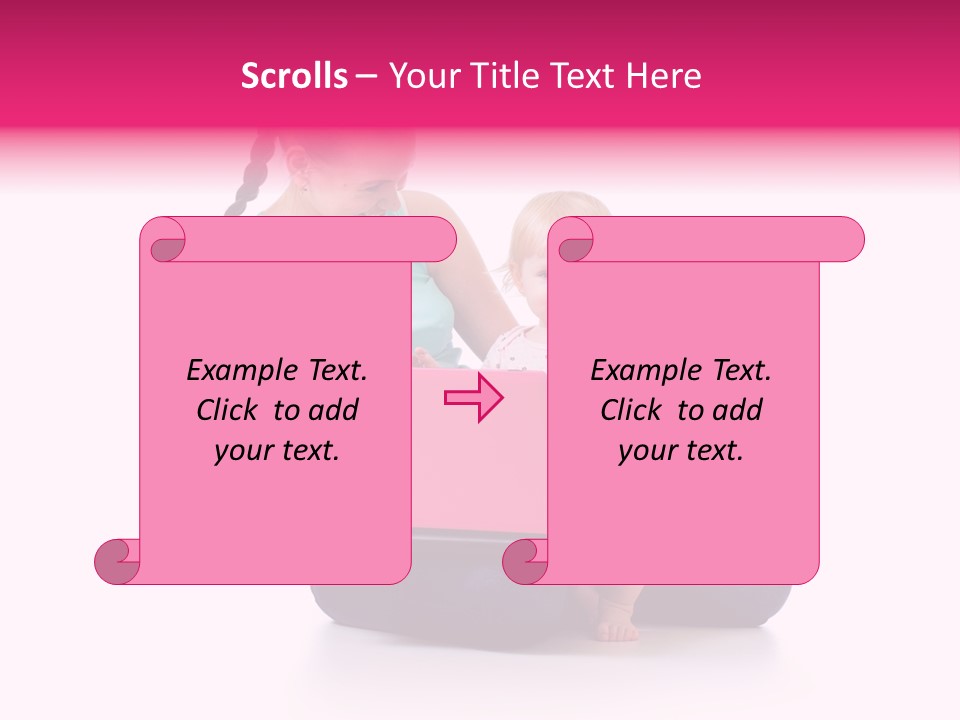 Female Pretty Entertainment PowerPoint Template