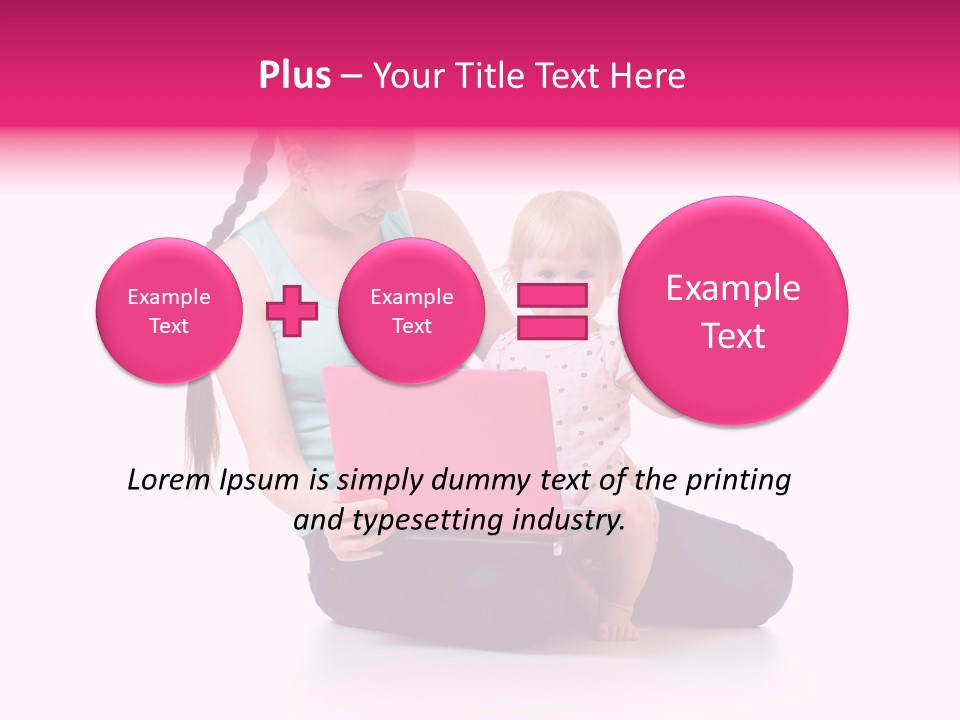Female Pretty Entertainment PowerPoint Template