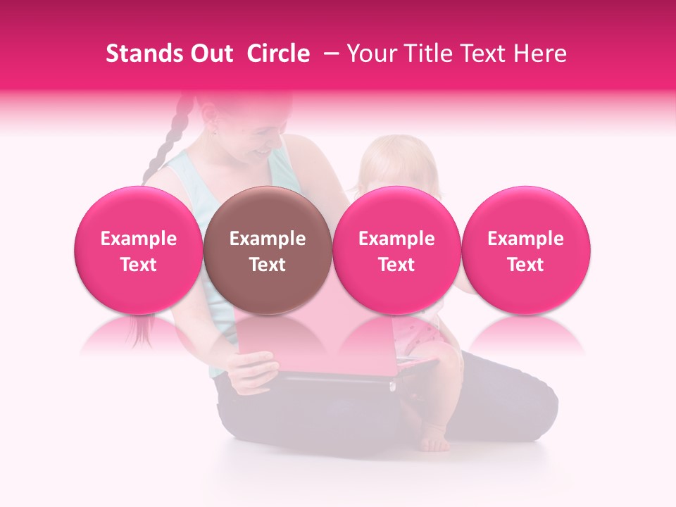 Female Pretty Entertainment PowerPoint Template