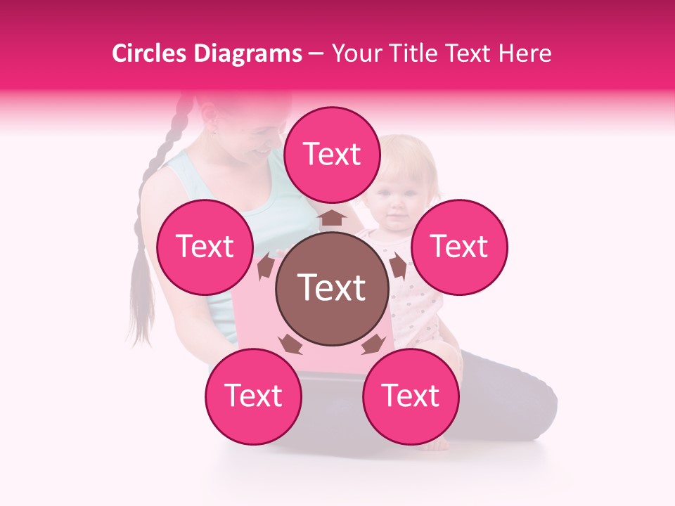 Female Pretty Entertainment PowerPoint Template