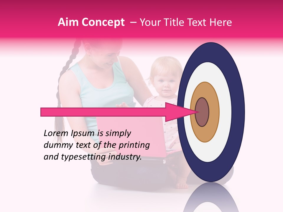 Female Pretty Entertainment PowerPoint Template
