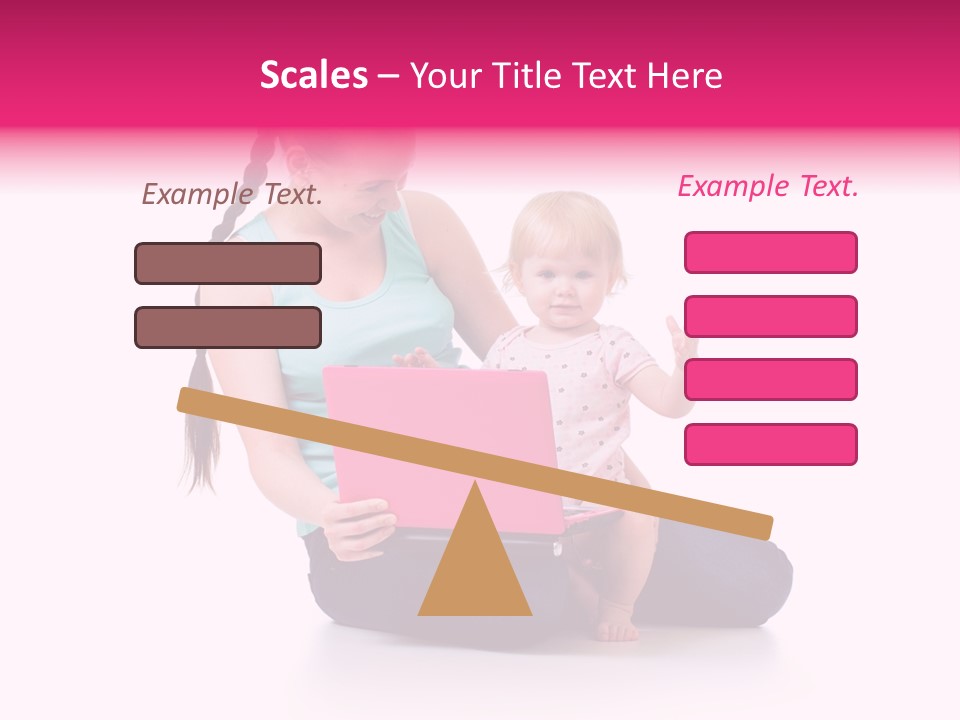 Female Pretty Entertainment PowerPoint Template