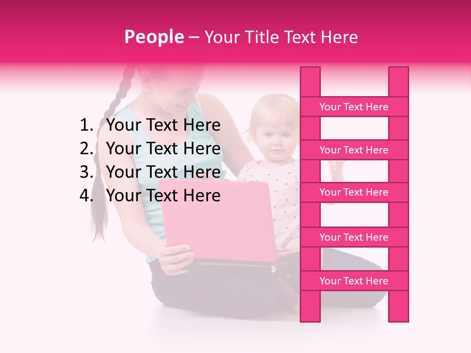 Female Pretty Entertainment PowerPoint Template