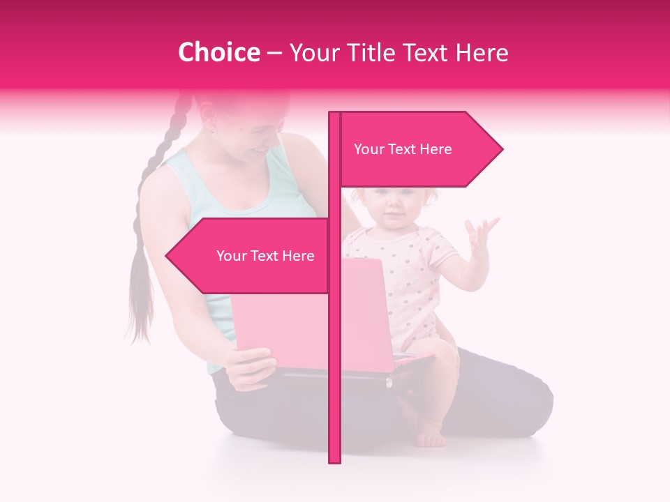 Female Pretty Entertainment PowerPoint Template