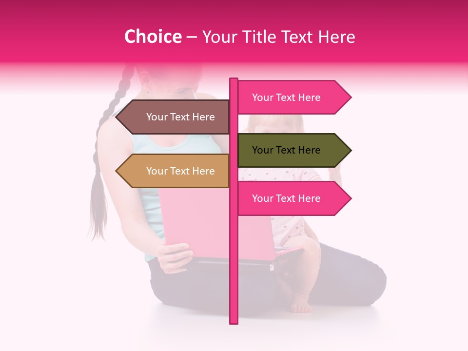 Female Pretty Entertainment PowerPoint Template