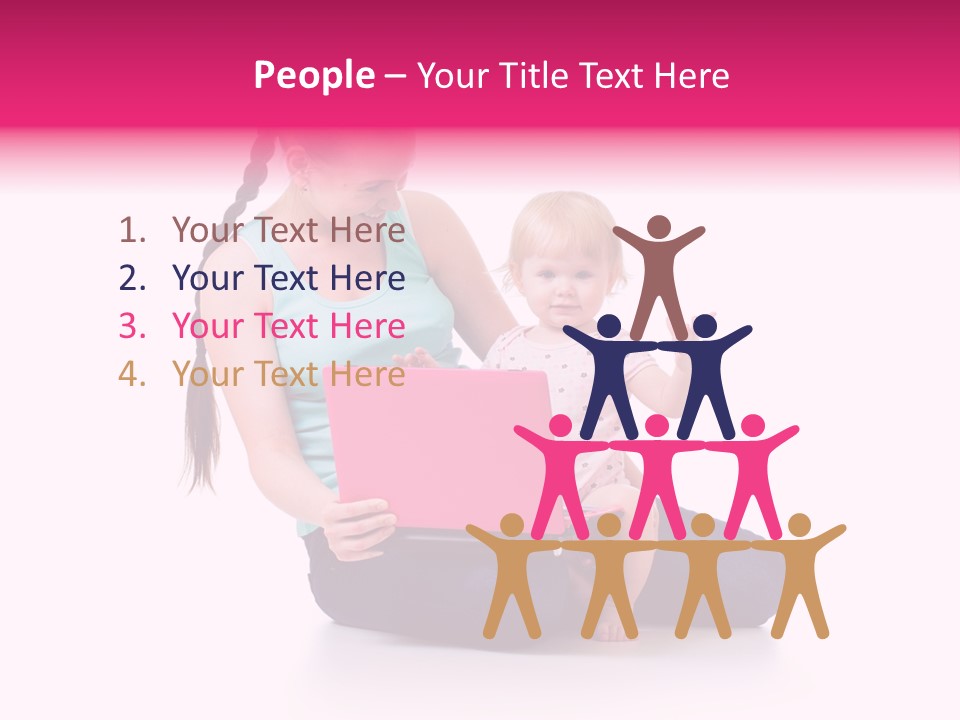 Female Pretty Entertainment PowerPoint Template