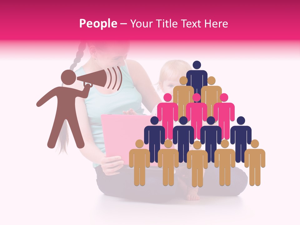 Female Pretty Entertainment PowerPoint Template