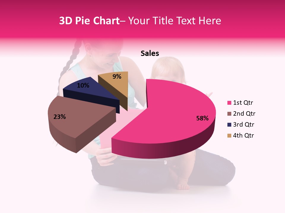 Female Pretty Entertainment PowerPoint Template