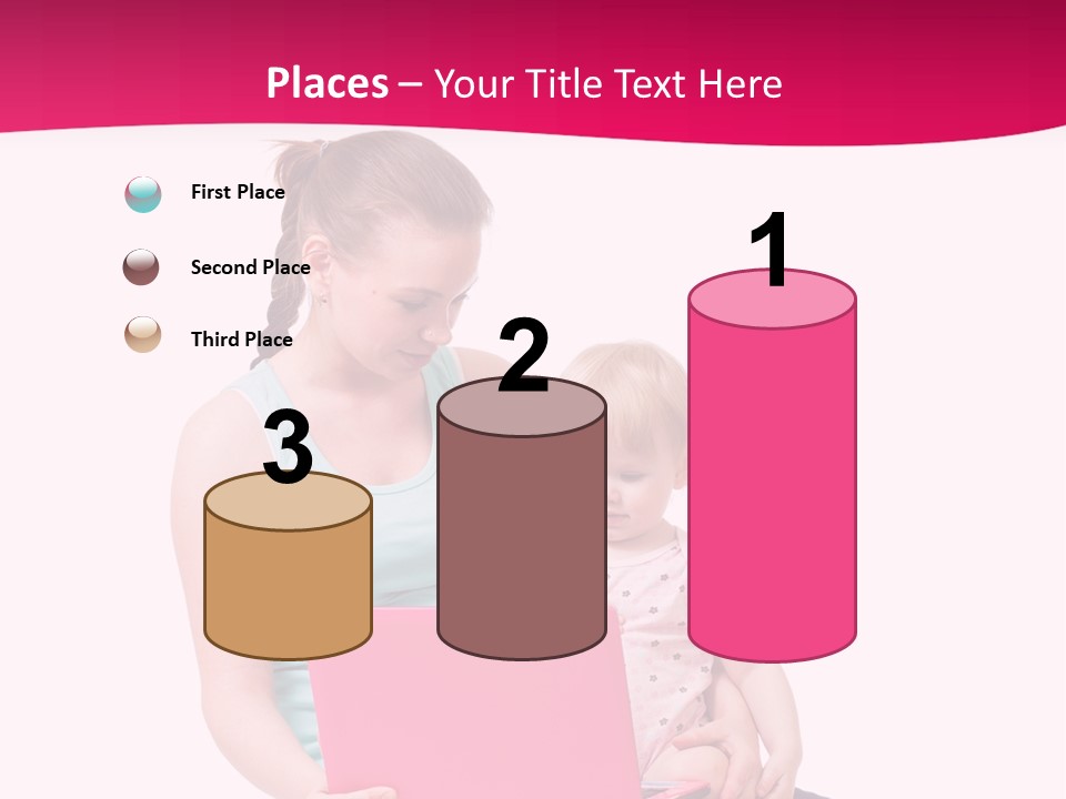 Girl Female Learning PowerPoint Template