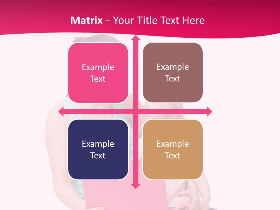 Girl Female Learning PowerPoint Template