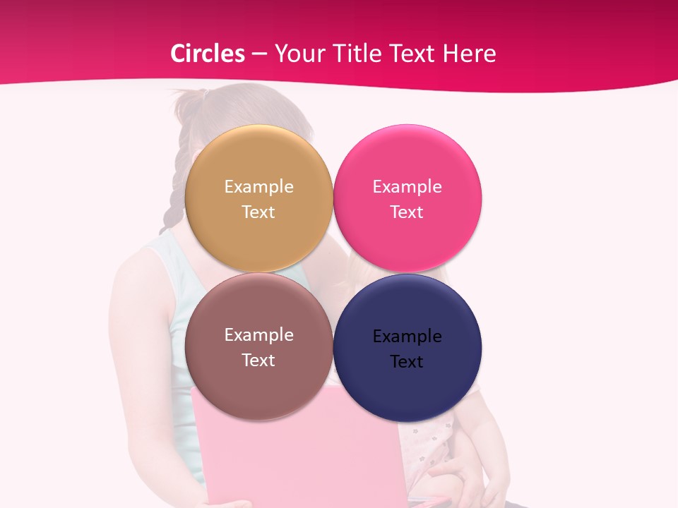Girl Female Learning PowerPoint Template