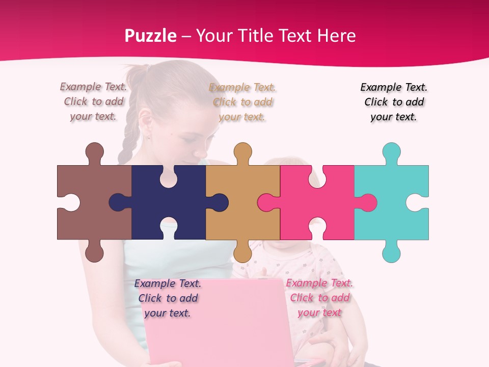 Girl Female Learning PowerPoint Template