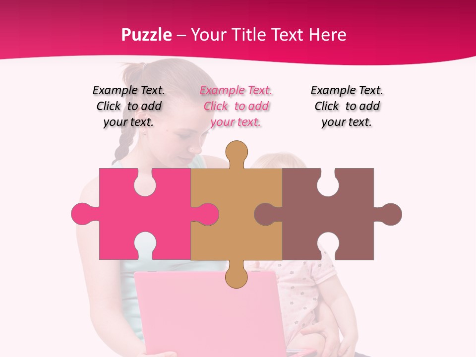 Girl Female Learning PowerPoint Template