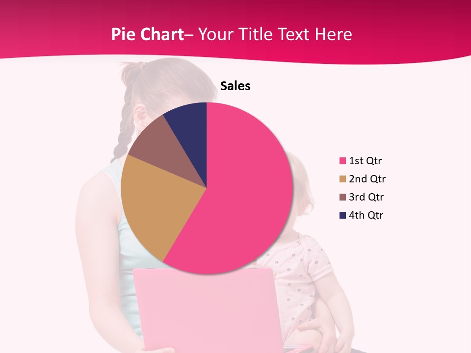 Girl Female Learning PowerPoint Template