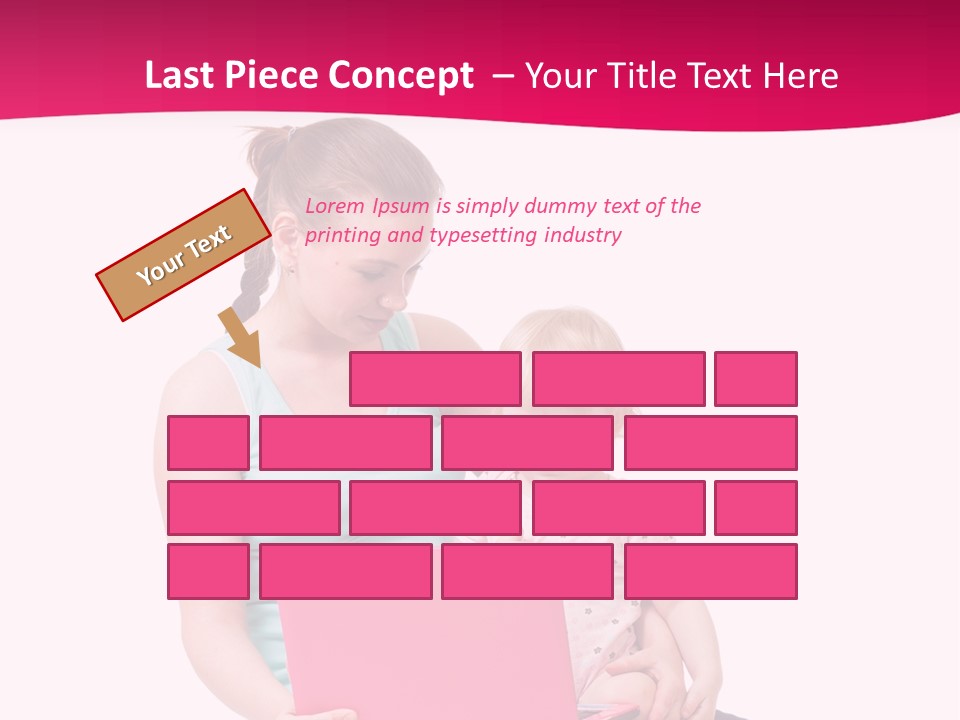 Girl Female Learning PowerPoint Template