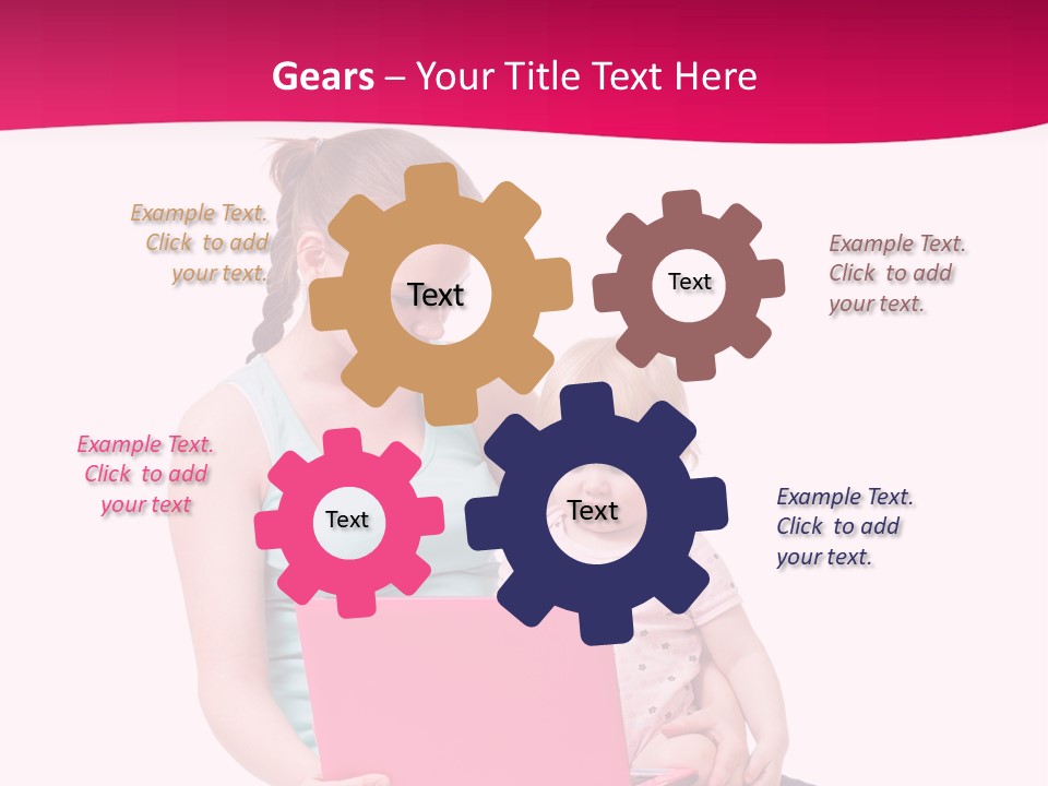 Girl Female Learning PowerPoint Template