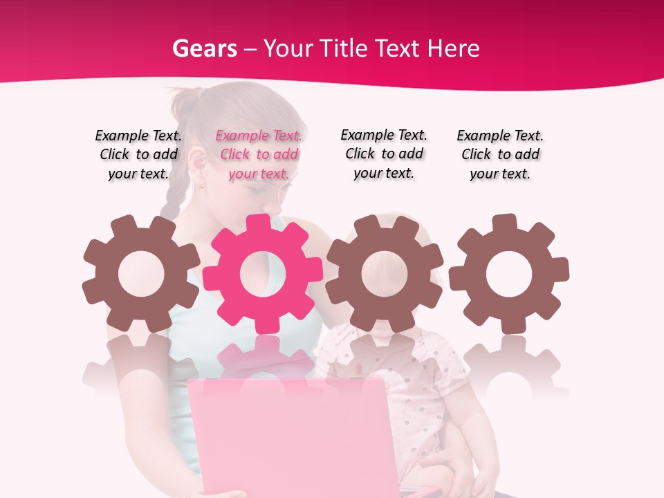 Girl Female Learning PowerPoint Template