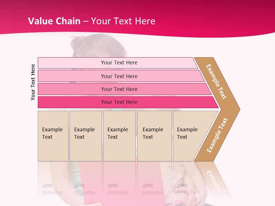 Girl Female Learning PowerPoint Template