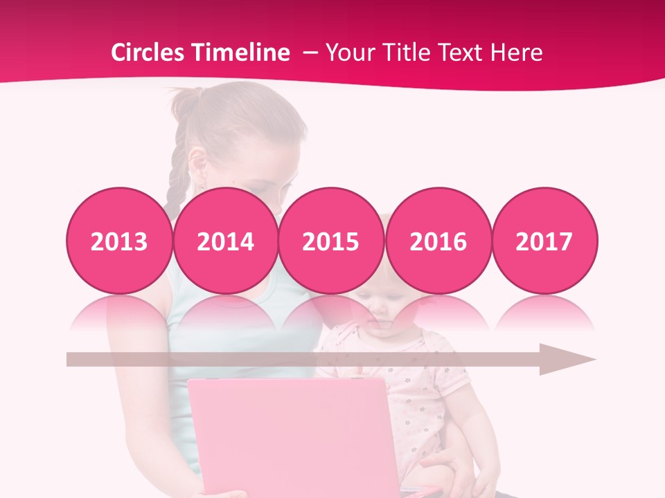 Girl Female Learning PowerPoint Template