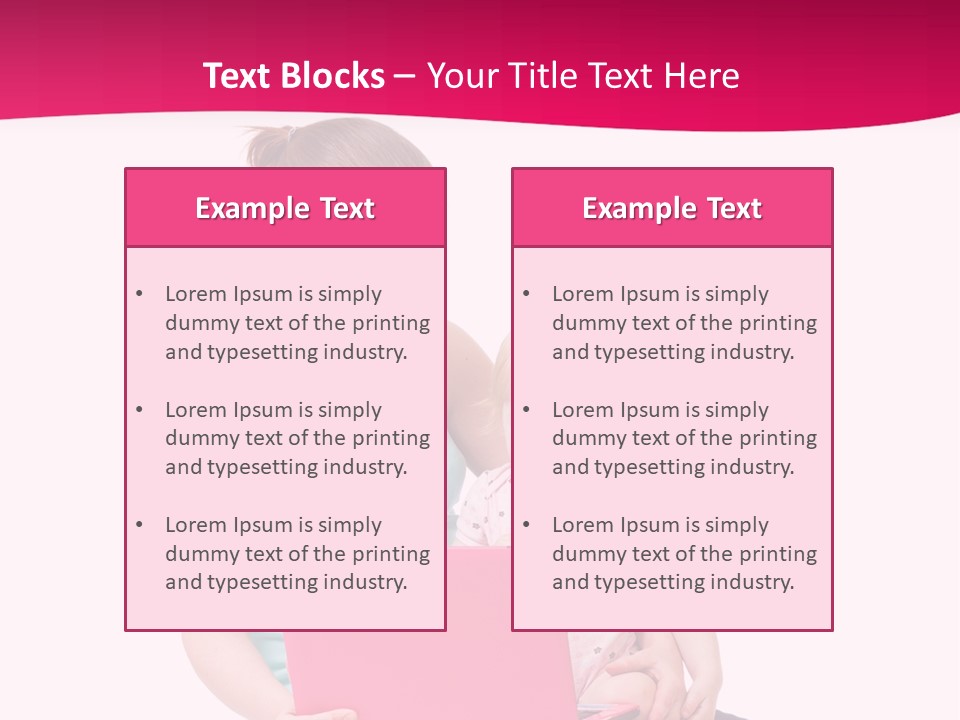 Girl Female Learning PowerPoint Template