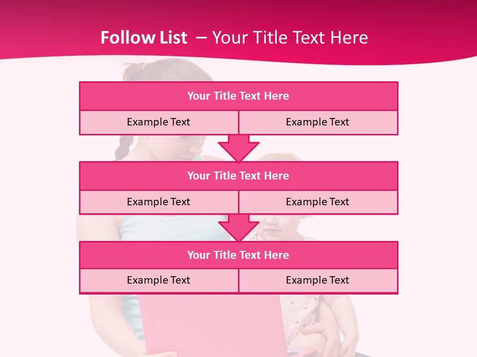 Girl Female Learning PowerPoint Template