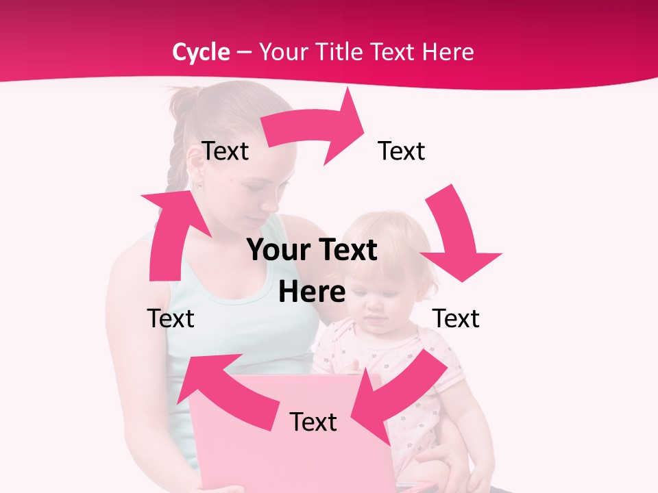 Girl Female Learning PowerPoint Template