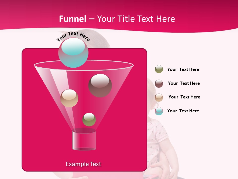 Girl Female Learning PowerPoint Template