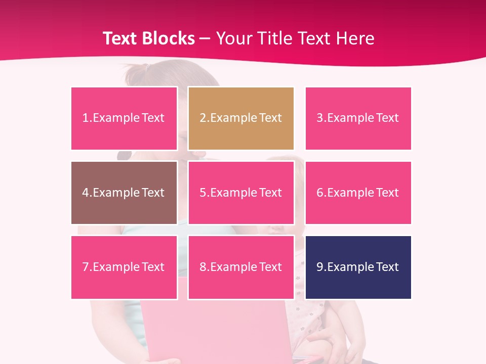 Girl Female Learning PowerPoint Template