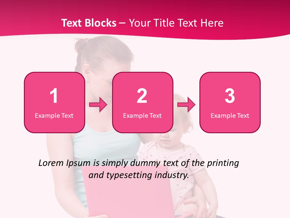 Girl Female Learning PowerPoint Template