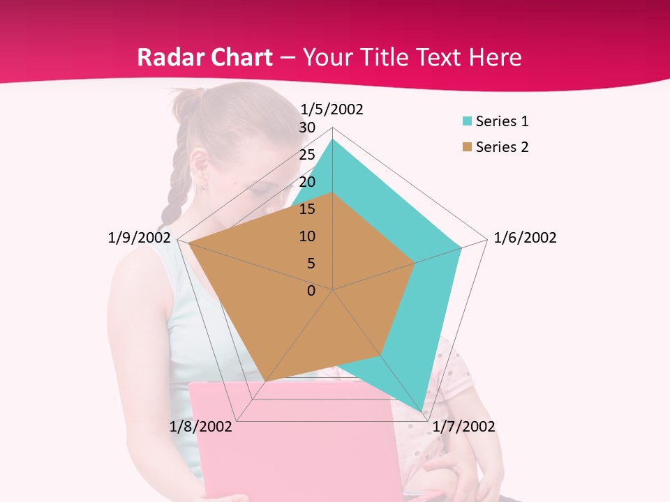 Girl Female Learning PowerPoint Template