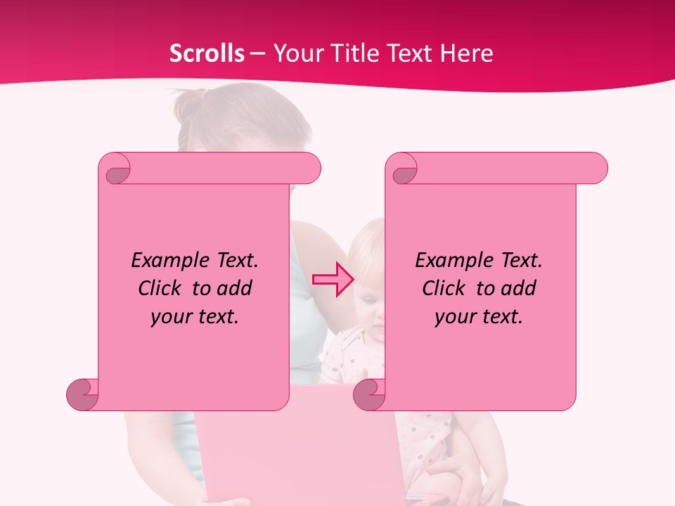 Girl Female Learning PowerPoint Template