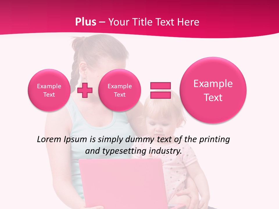 Girl Female Learning PowerPoint Template