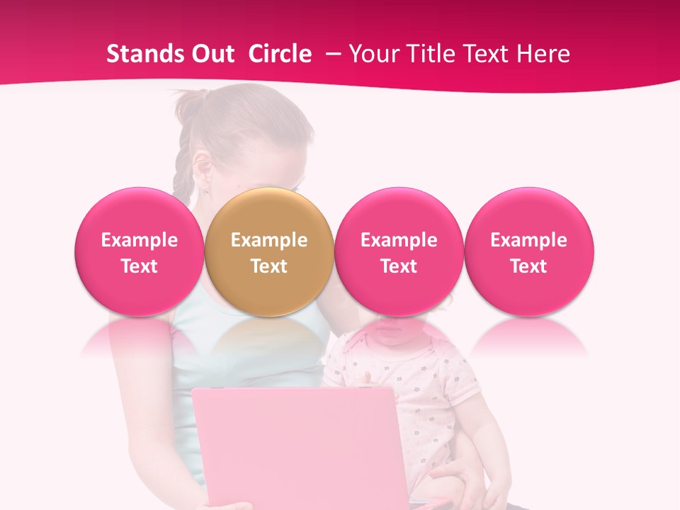 Girl Female Learning PowerPoint Template