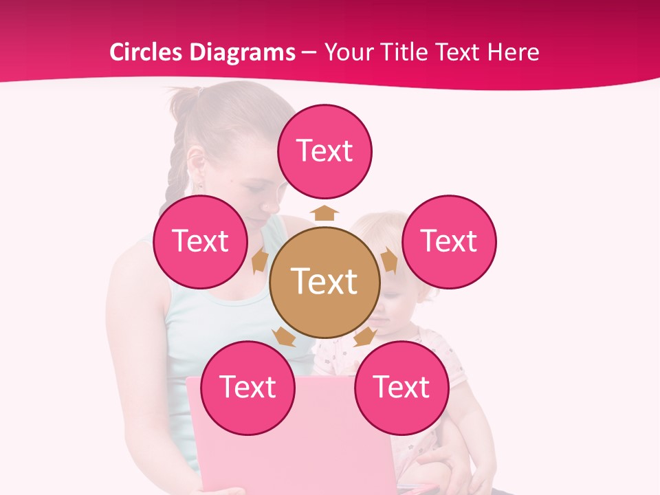 Girl Female Learning PowerPoint Template