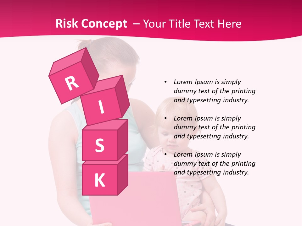 Girl Female Learning PowerPoint Template