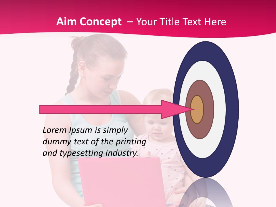 Girl Female Learning PowerPoint Template