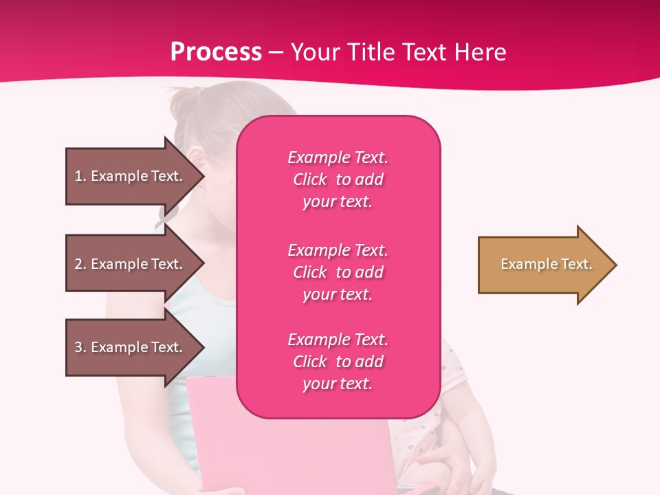 Girl Female Learning PowerPoint Template
