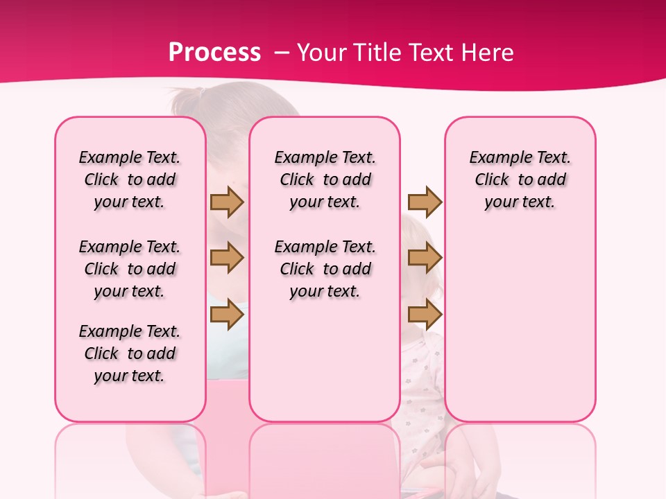 Girl Female Learning PowerPoint Template