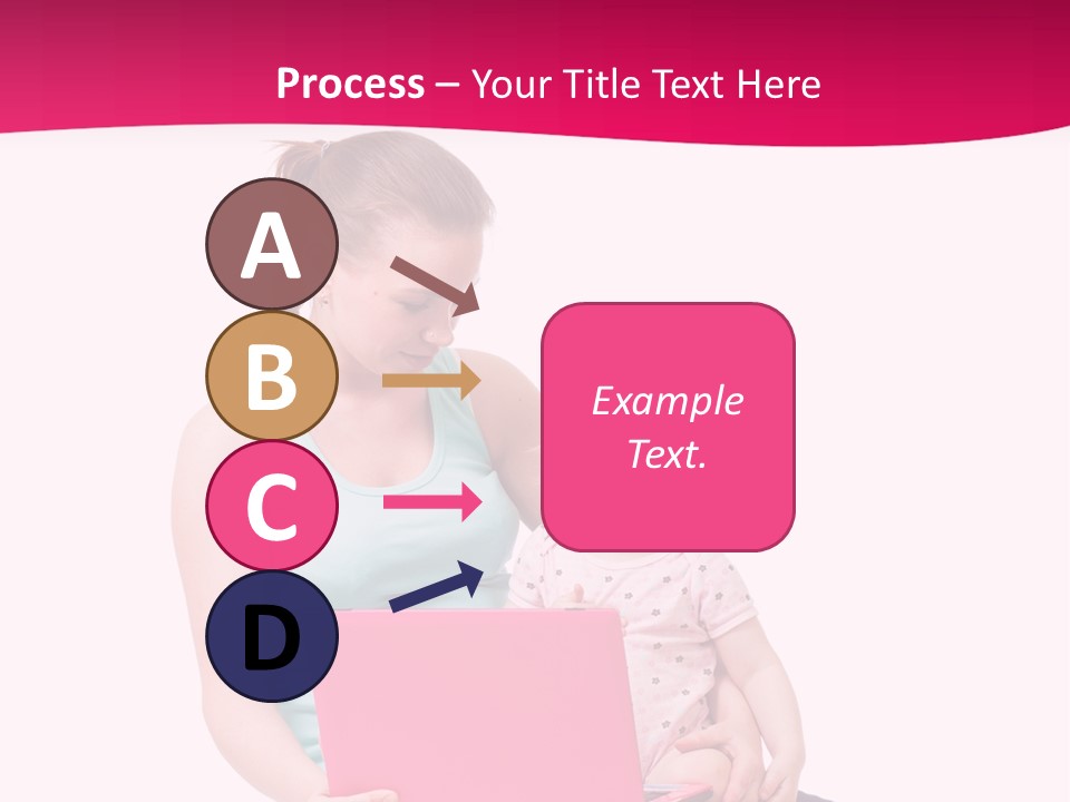 Girl Female Learning PowerPoint Template