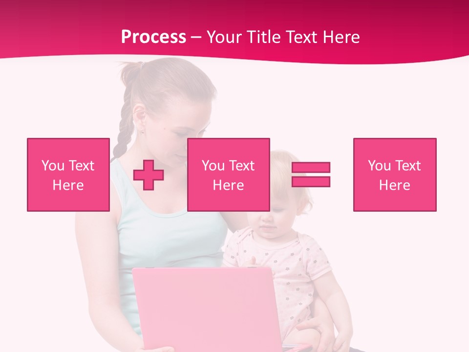 Girl Female Learning PowerPoint Template