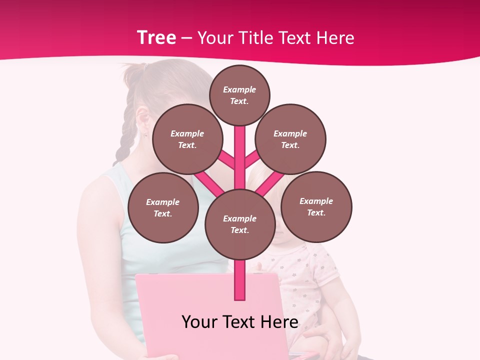 Girl Female Learning PowerPoint Template