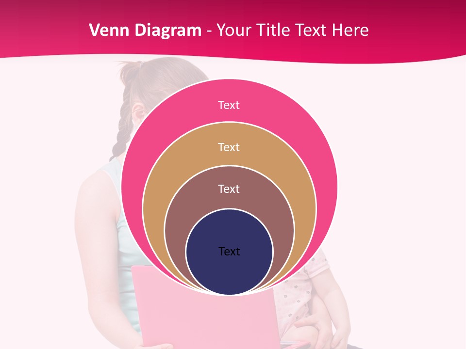 Girl Female Learning PowerPoint Template