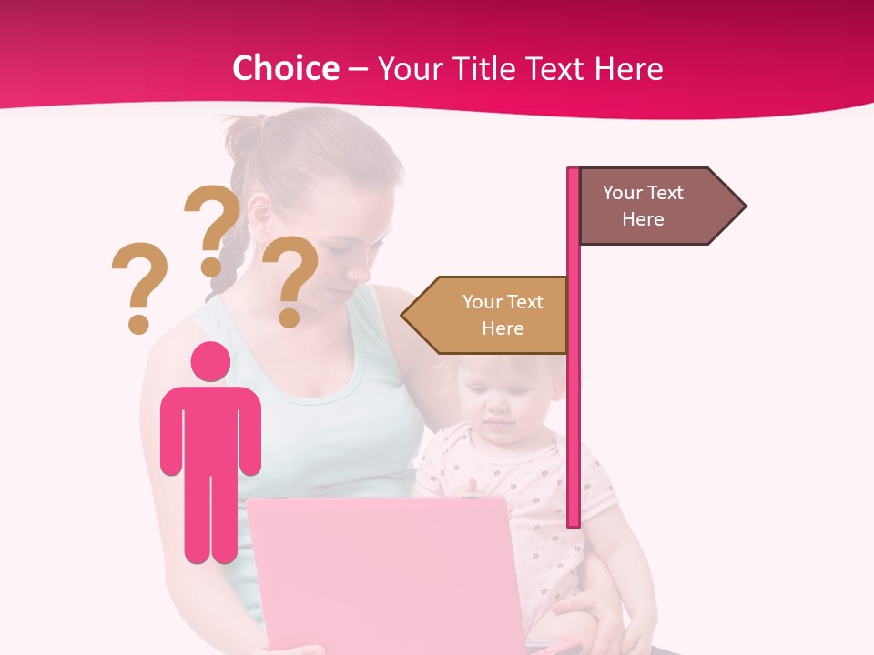 Girl Female Learning PowerPoint Template