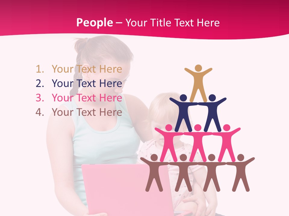 Girl Female Learning PowerPoint Template
