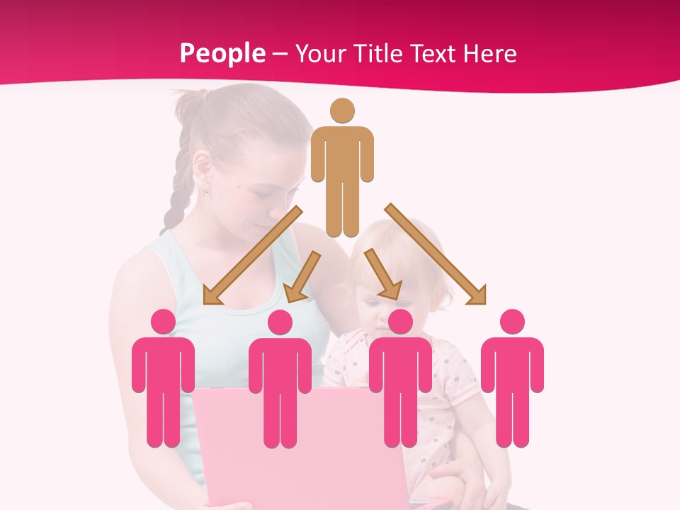 Girl Female Learning PowerPoint Template